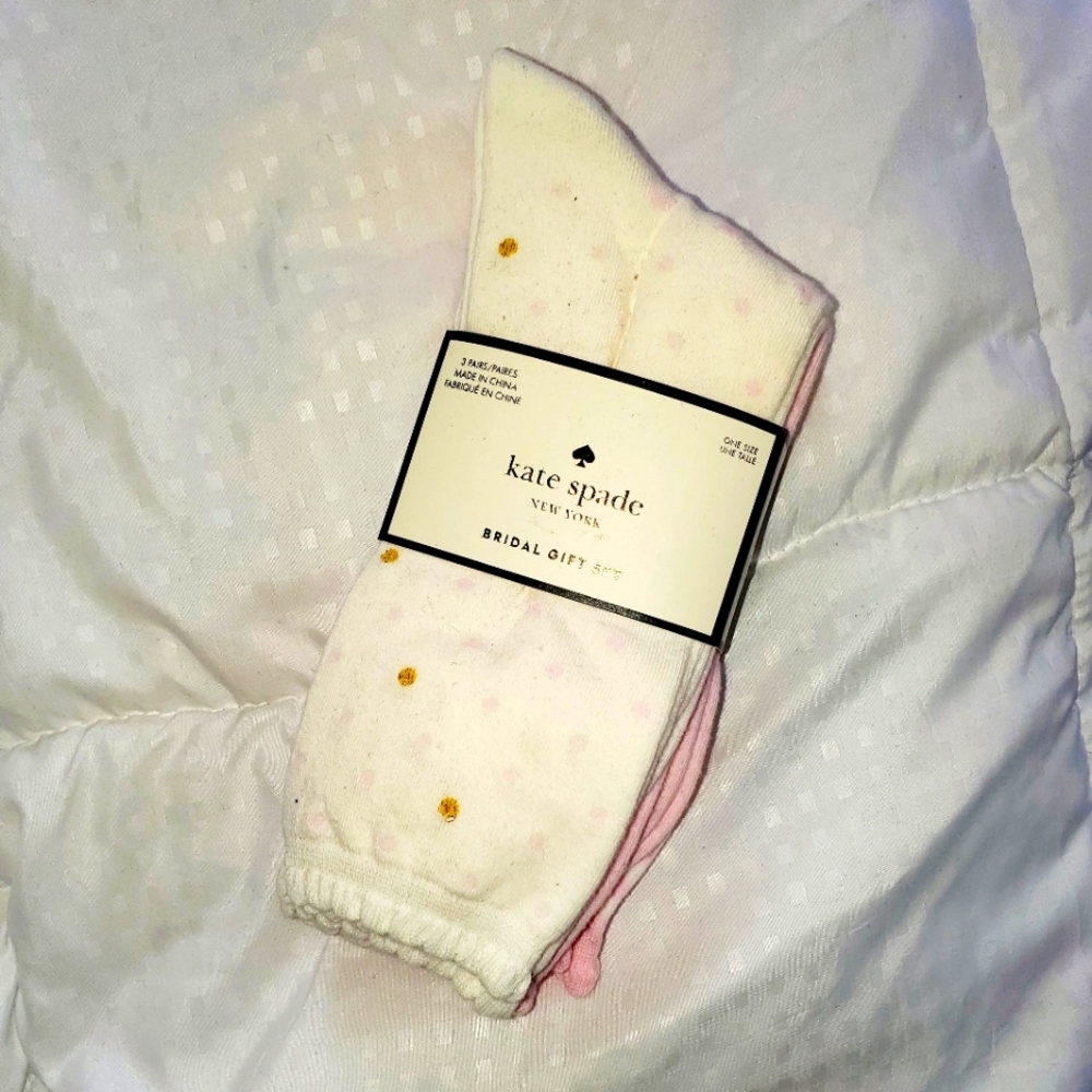 Kate Spade bridesmaid socks